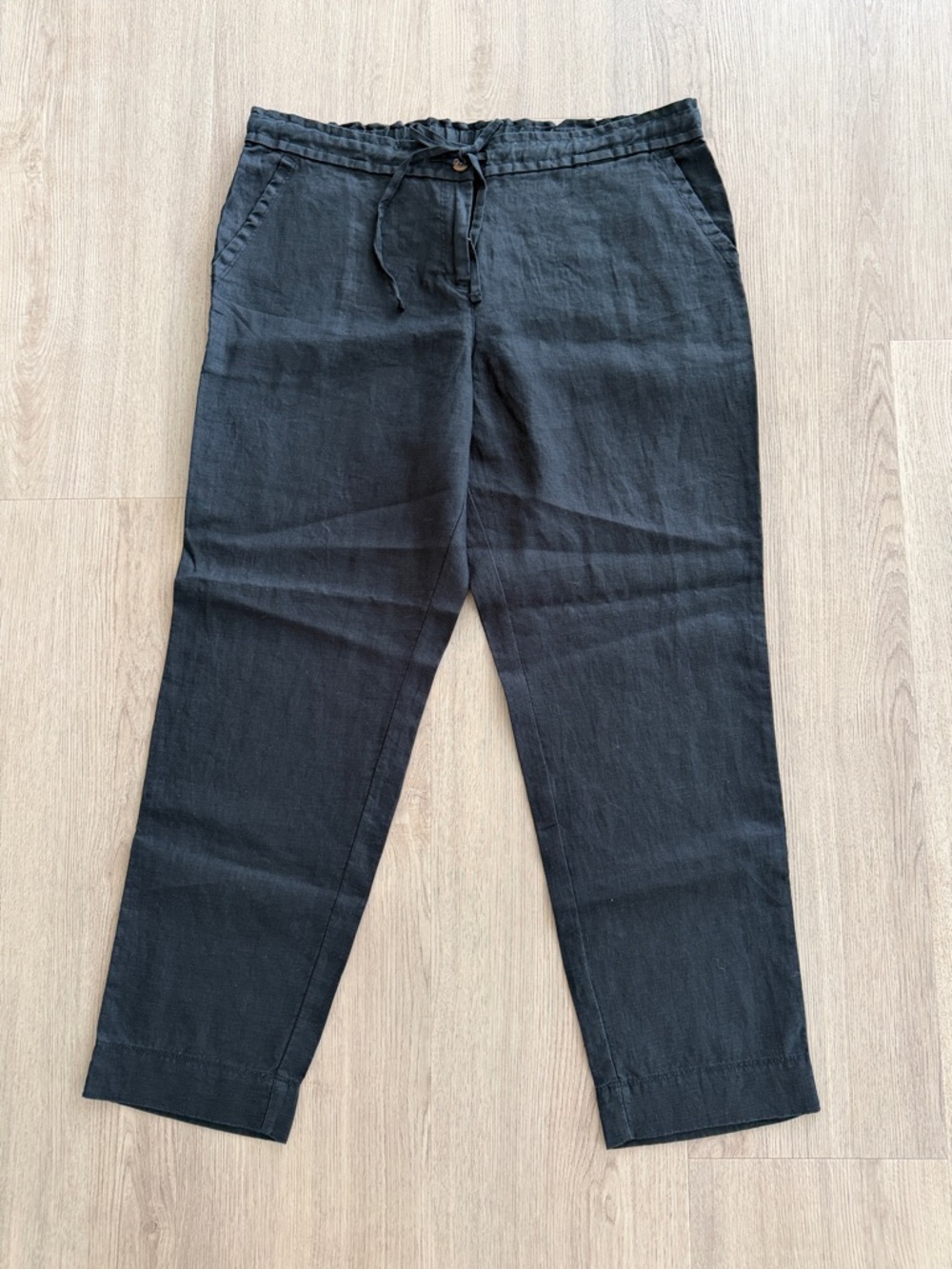 Tommy Bahama Palmbray Black Drawstring Tapered Pants size Large NWT